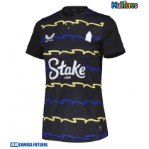 Camisa de Futebol Everton Jack Grealish #18 Equipamento Alternativo Mulheres 2025-26 Manga Curta